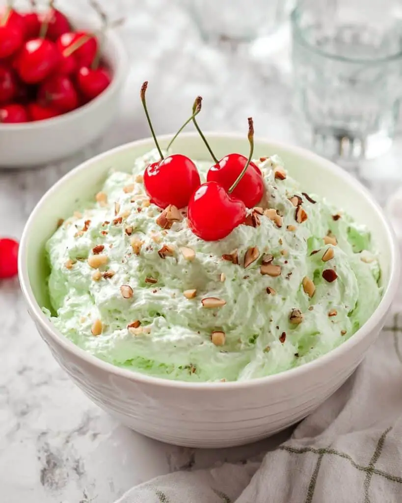 Classic Watergate Salad Recipe with Pistachio and Pineapple
