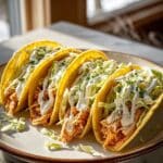 Dill Pickle Ranch Smash Chicken Tacos with Crispy Cheese Lace