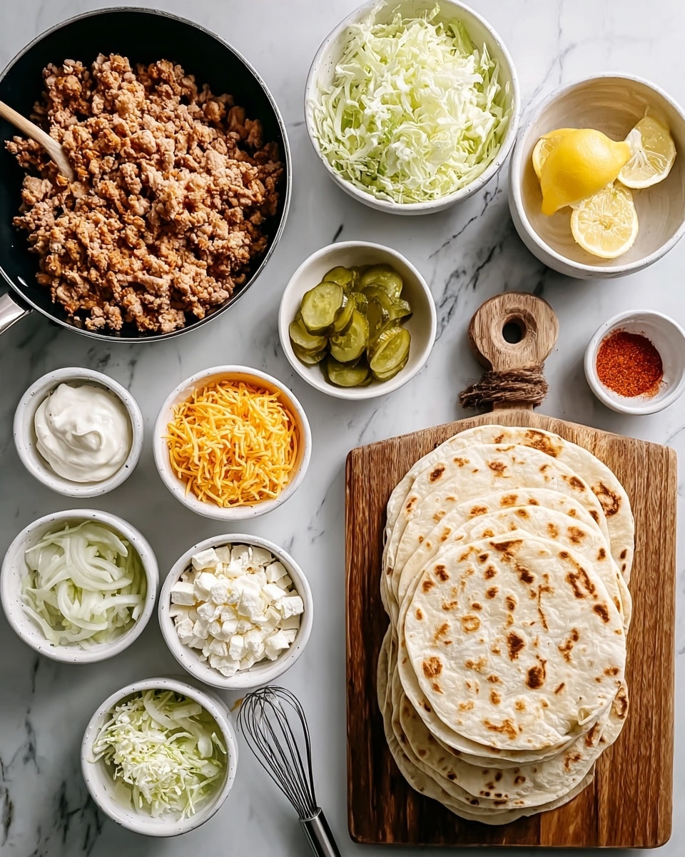 Dill Pickle Ranch Smash Chicken Tacos with Crispy Cheese Lace