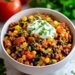 Easy Ground Turkey Taco Skillet (One-Pan Meal)