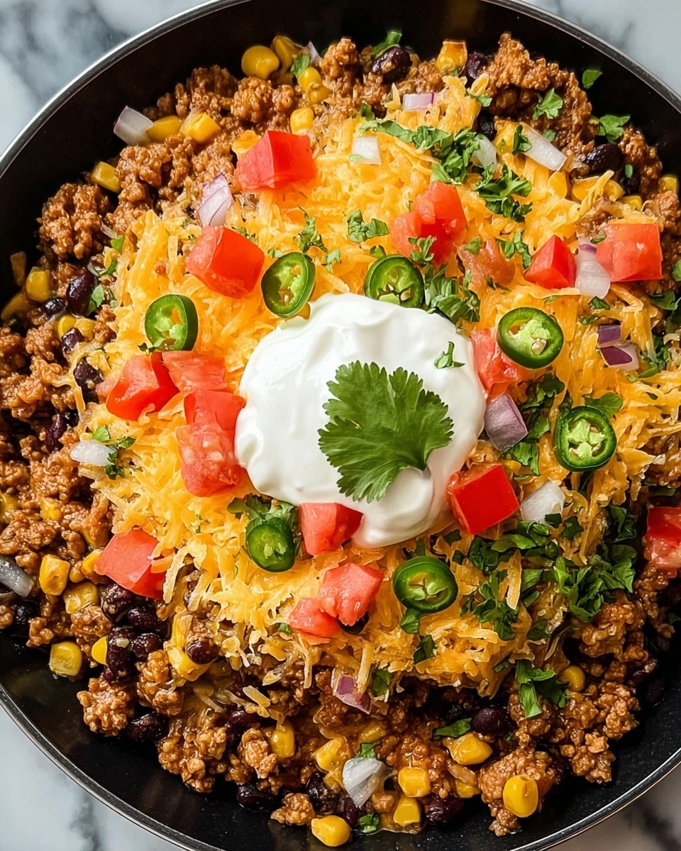 Easy Ground Turkey Taco Skillet (One-Pan Meal)