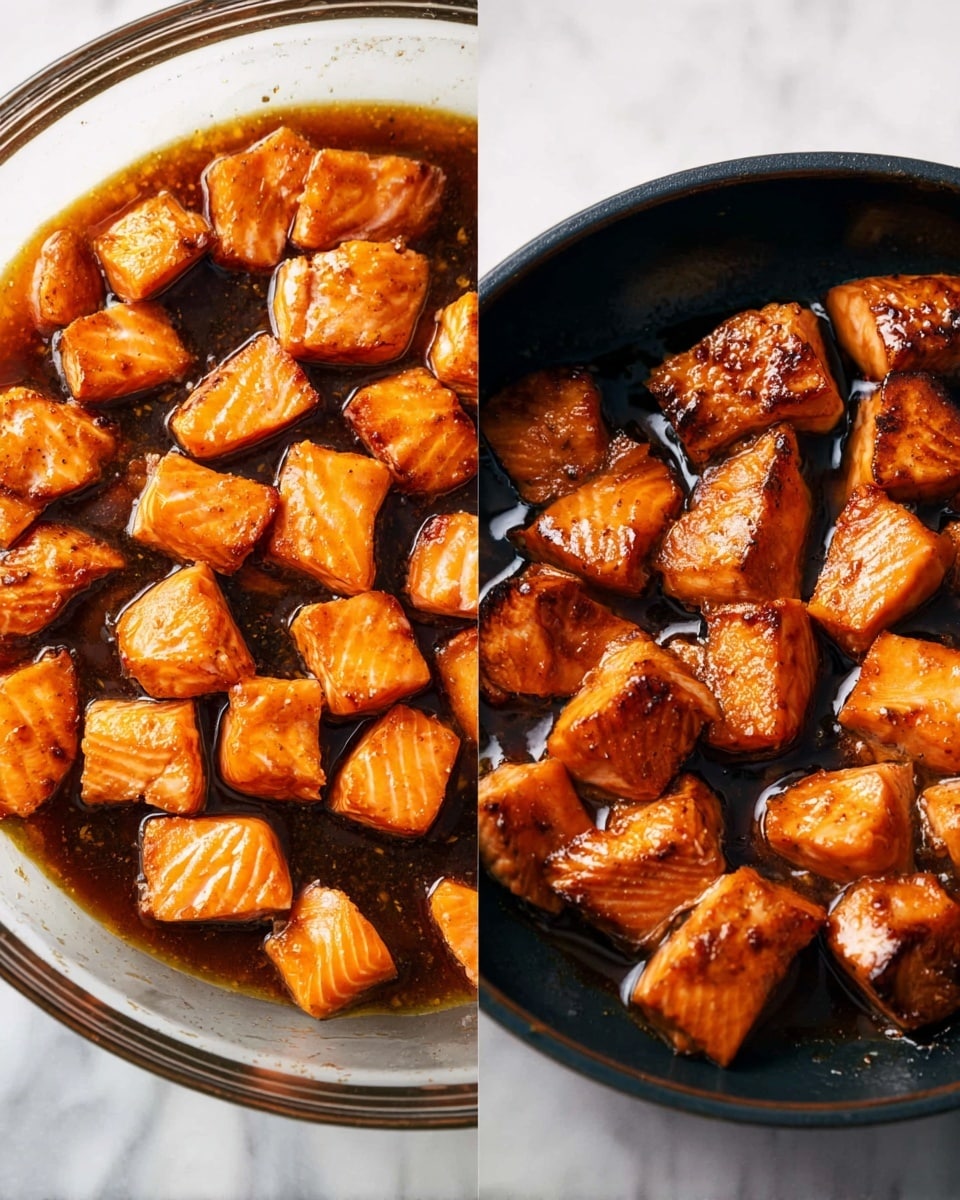 Honey Sriracha Salmon Bowls