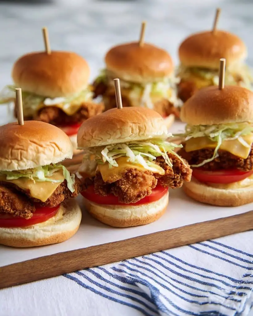 Honey Mustard Chicken Sliders