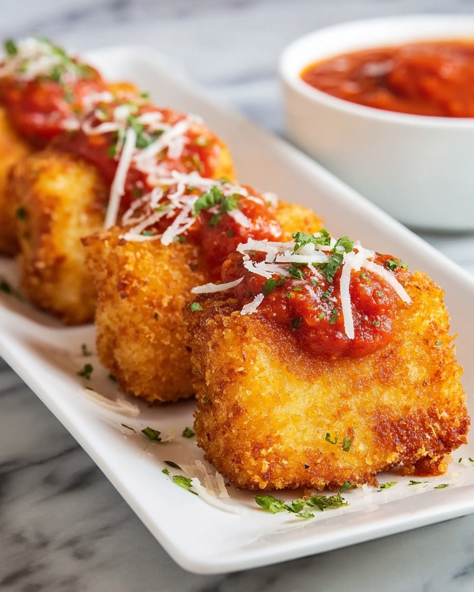 Crispy Fried Lasagna Rolls Inspired by Olive Garden