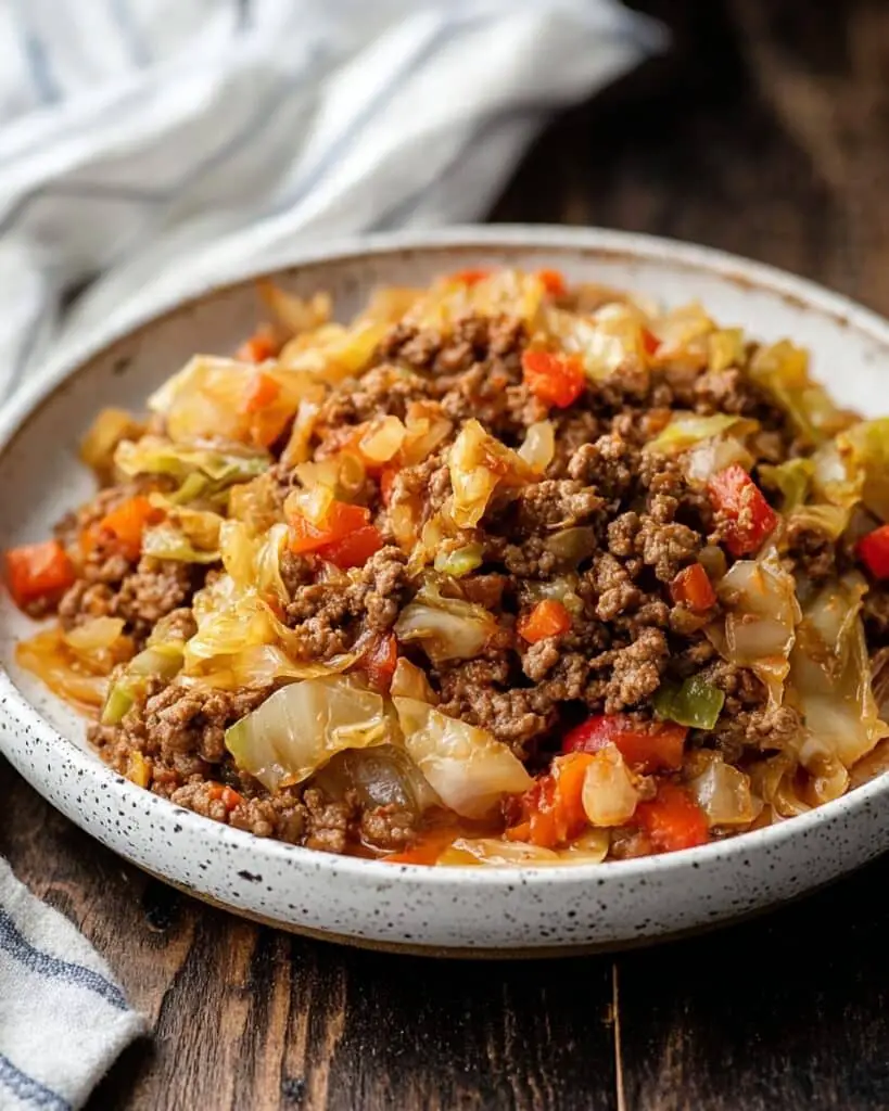 Savory Irish Ground Beef and Cabbage in 30 Minutes