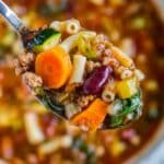 Sausage Minestrone Soup