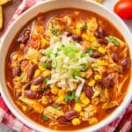 Hearty Slow Cooker Chicken Taco Soup Recipe