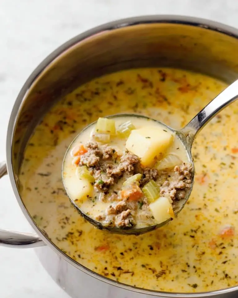 Creamy Cheeseburger Soup Recipe for Cozy Dinners