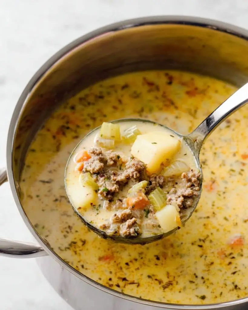 Creamy Cheeseburger Soup Recipe for Cozy Dinners