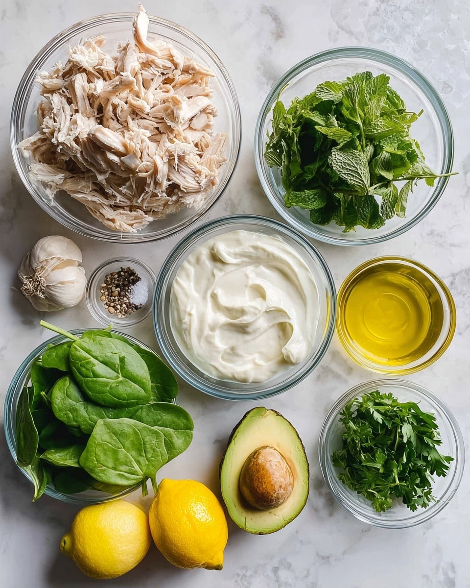 Healthy Green Goddess Chicken Salad (High-Protein)