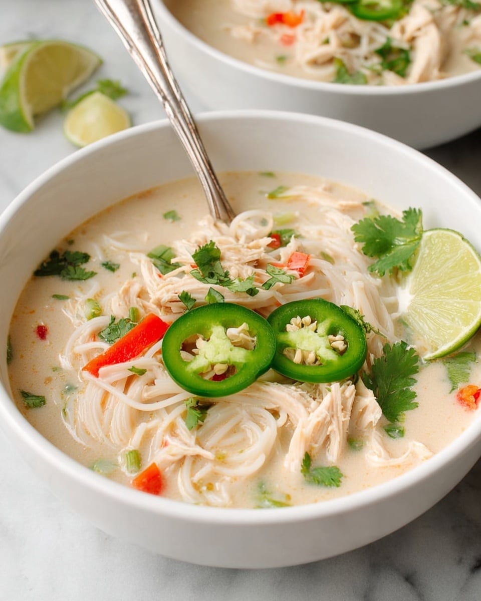 Slow-Cooked Thai Ginger Chicken Soup Delight