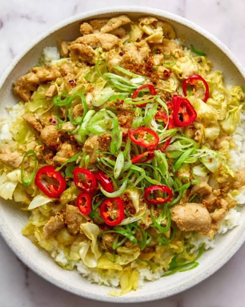 Tofu Cabbage Stir Fry