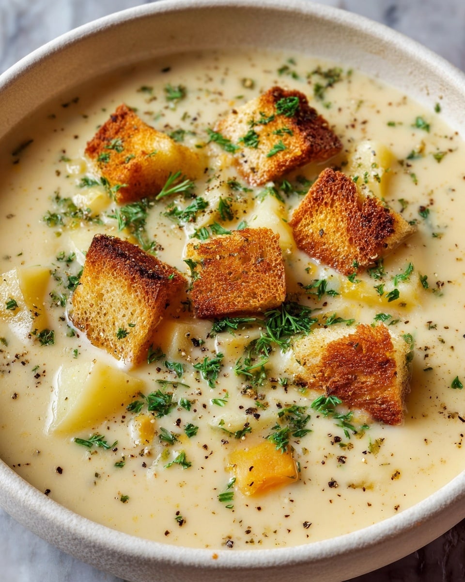 Rustic Country French Garlic Soup