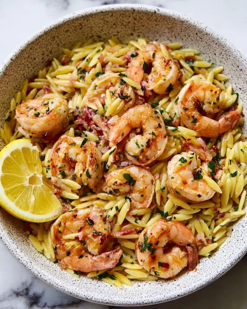 Stick of Butter Shrimp and Orzo