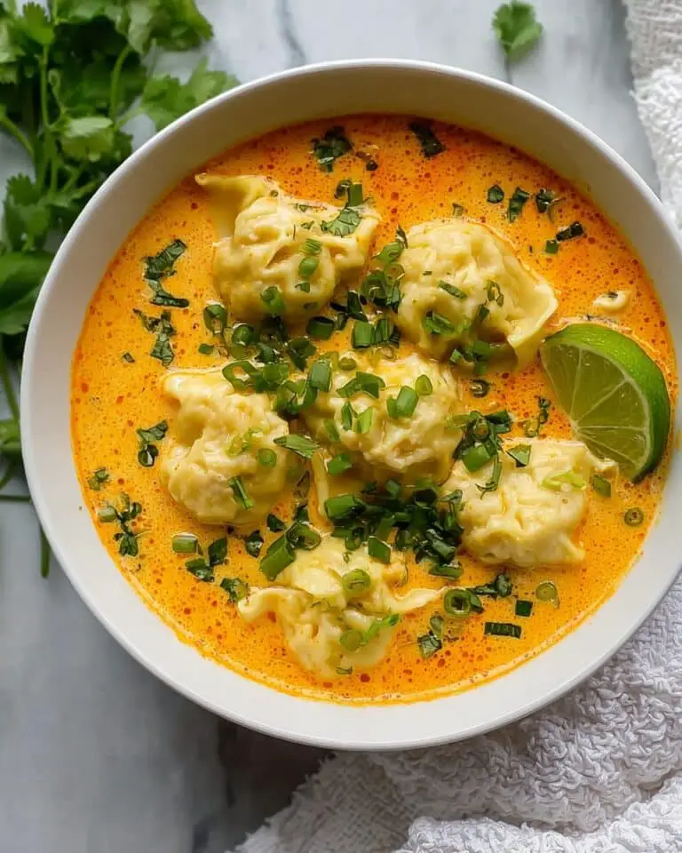 Delicious Curry Dumpling Soup