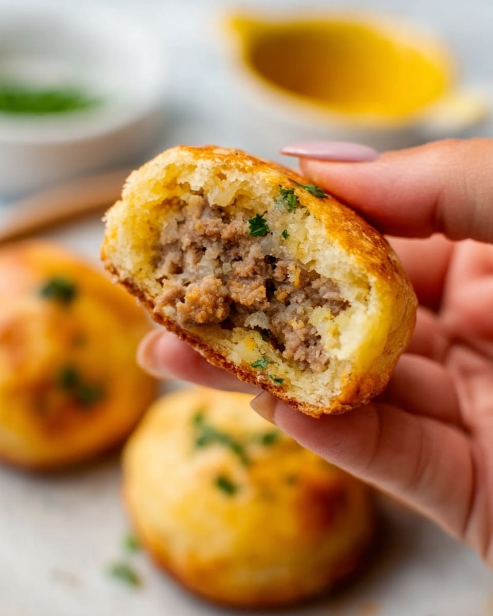 Quick and Easy Garlic Parmesan Cheeseburger Bombs Recipe