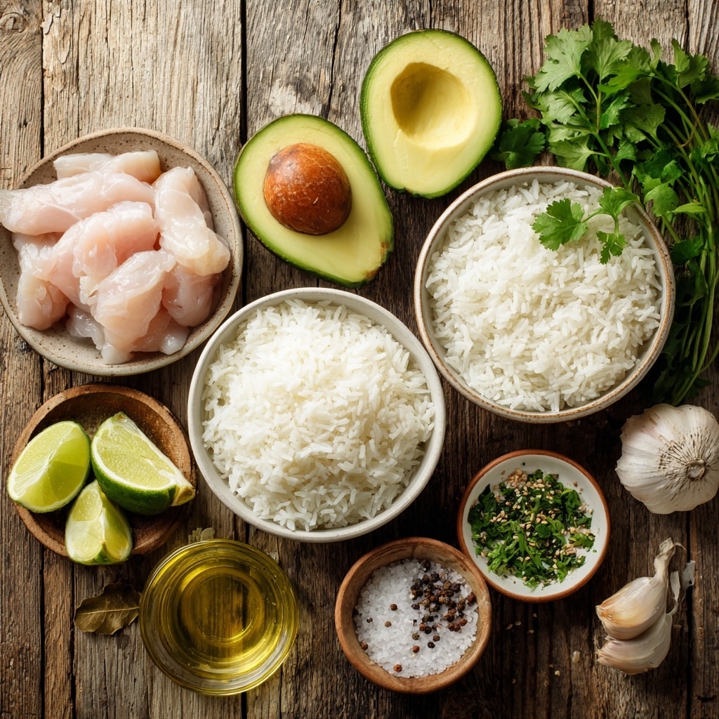 Honey Lime Chicken & Avocado Rice Stack for Easy Meal Prep