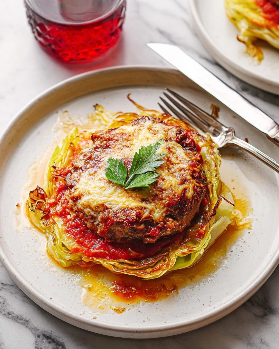 Oven-Baked Cabbage Burgers
