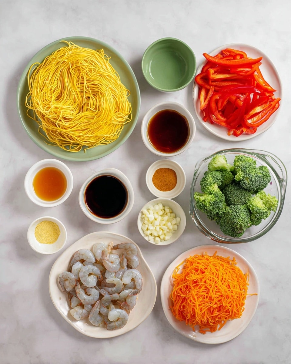 High-Protein Shrimp Stir Fry with Noodles (25 Minutes)