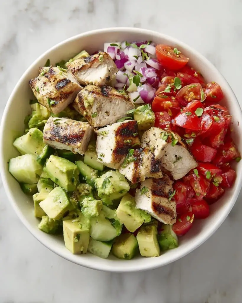 Healthy Avocado Chicken Salad Recipe