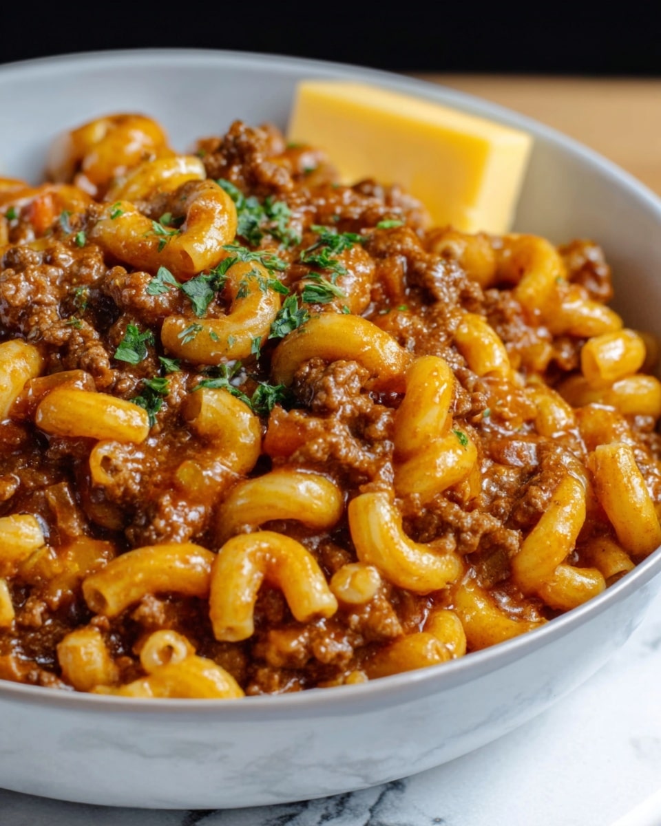 One Pot Beefaroni