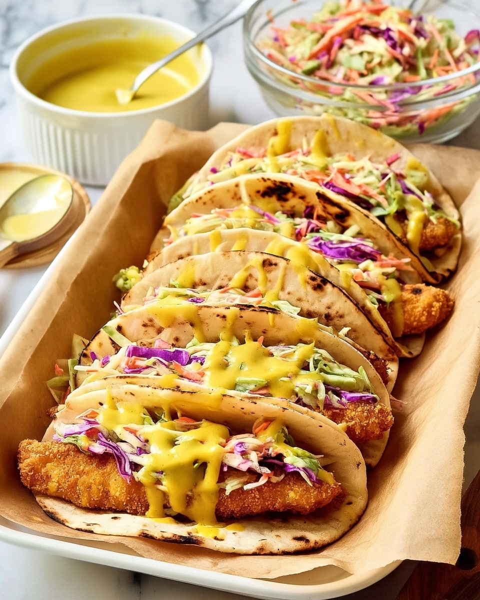 Honey Mustard Chicken Tacos