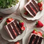 Decadent Strawberry Chocolate Cake Recipe