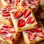 Sweet and Fluffy Strawberry Danish Pastry Recipe