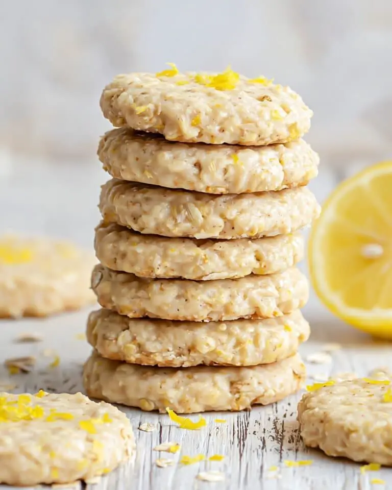 3 Ingredient No Bake Lemon Oatmeal Cookies Recipe