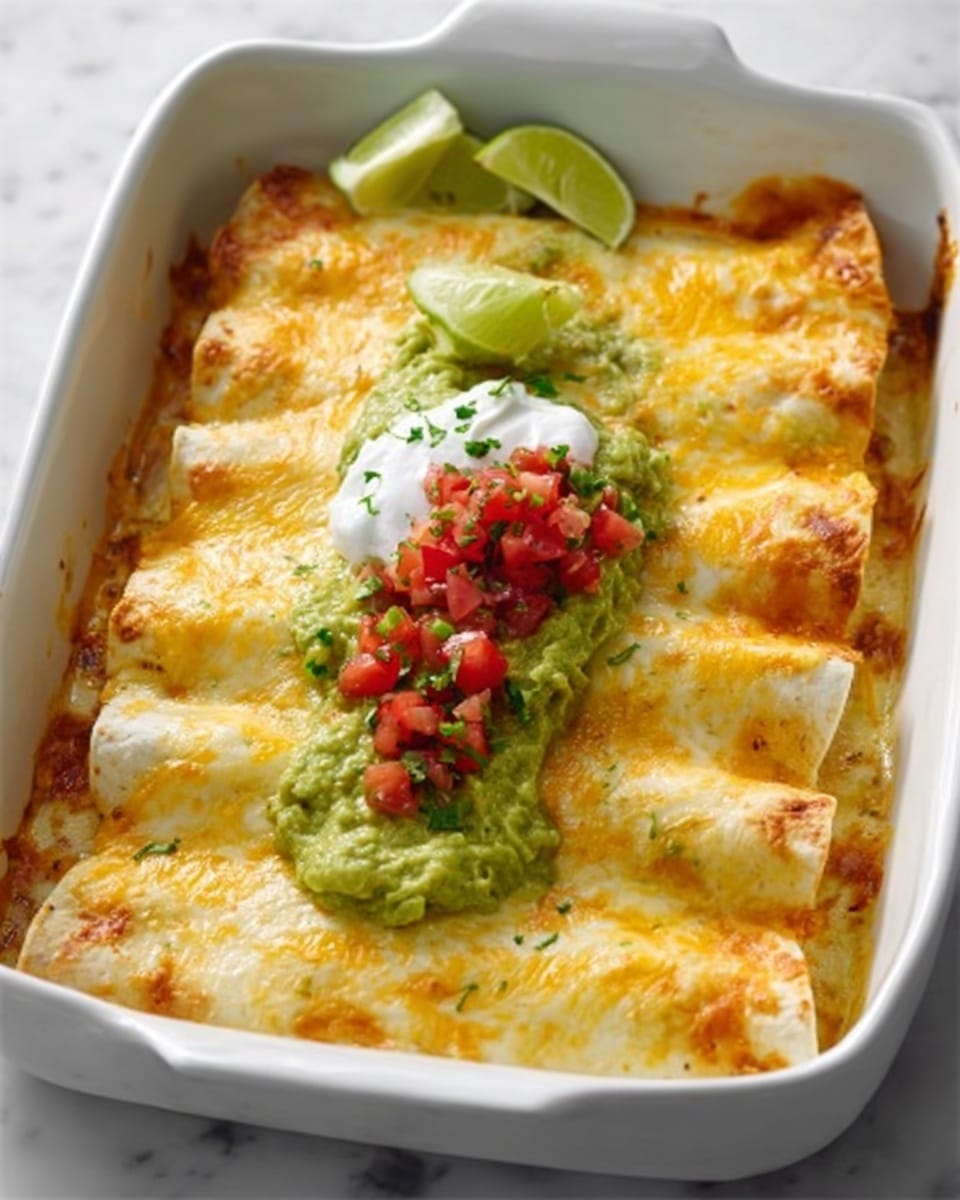 Creamy Queso Chicken Enchiladas for Effortless Family Dinners