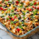 Easy Chicken Burrito Casserole