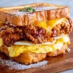 French Toast Fried Chicken Sandwich