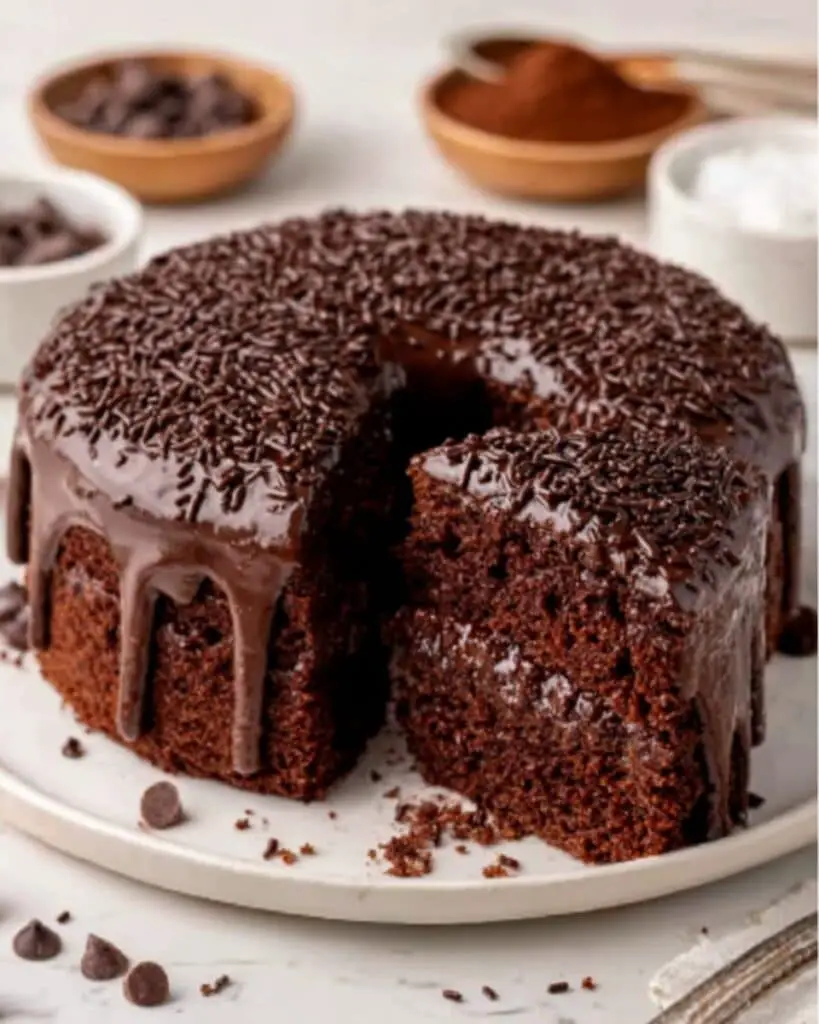 Condensed Milk Chocolate Cake