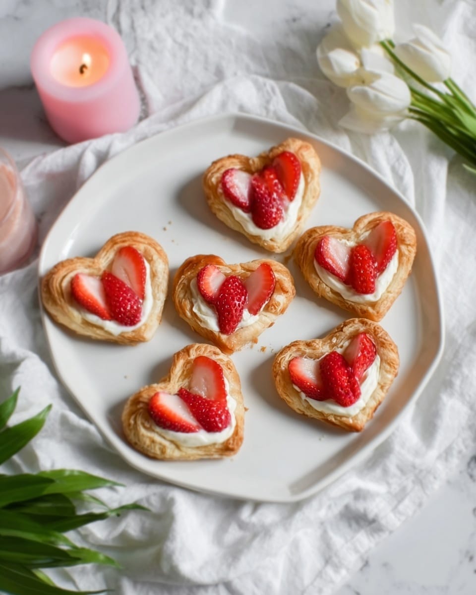 Vegan Strawberry Cream Danish Recipe