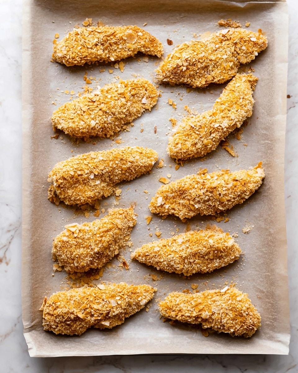 Crispy Oven Baked Chicken Tenders