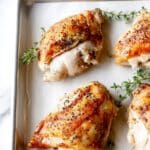 Perfect Every Time Roasted Split Chicken Breast