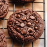 Easy Chocolate Chocolate Chip Cookies