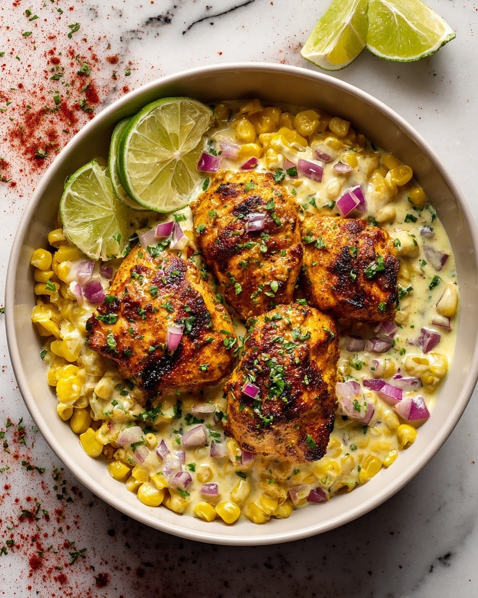 Street Corn Chicken Bowl