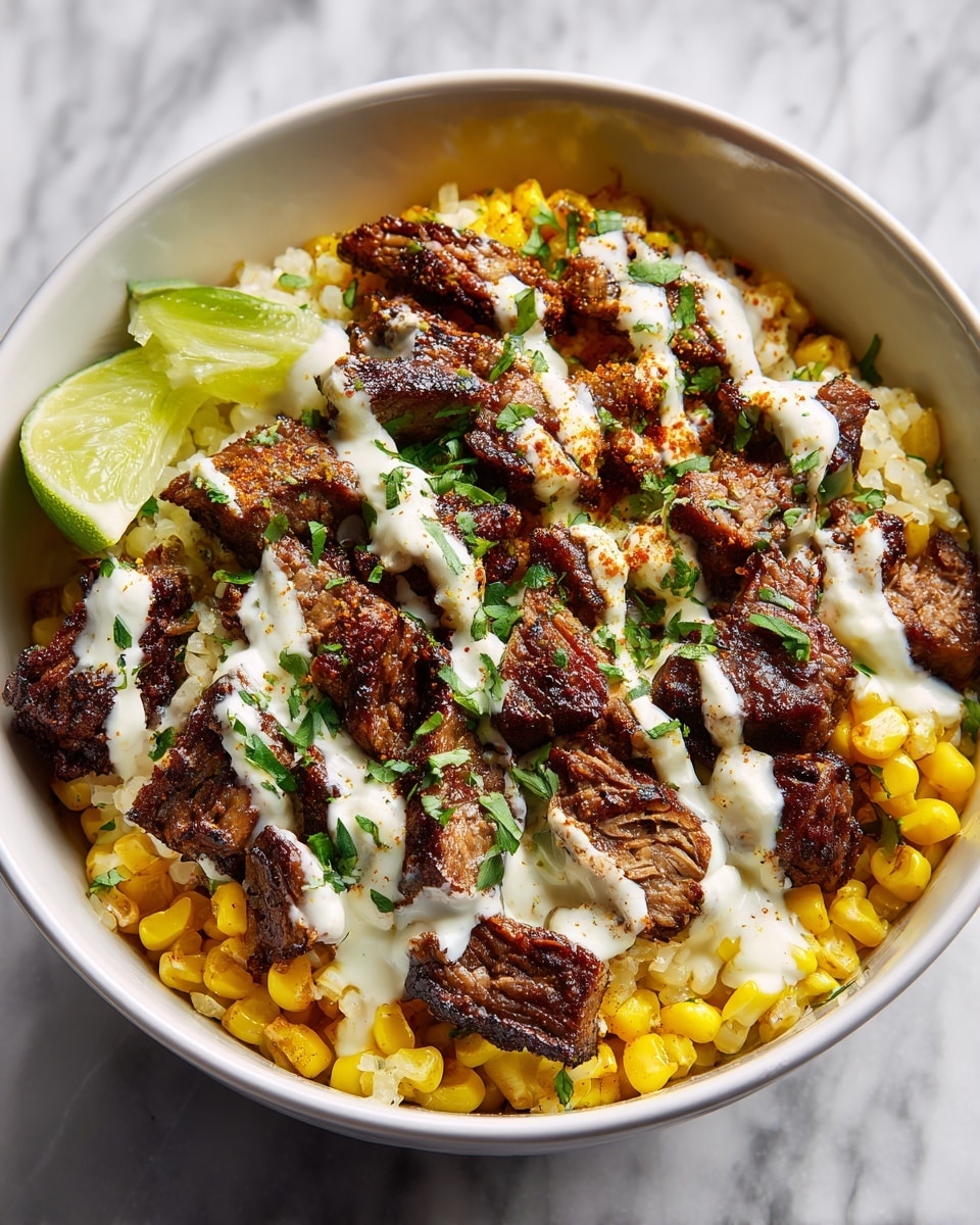 Street Corn Chicken Bowl