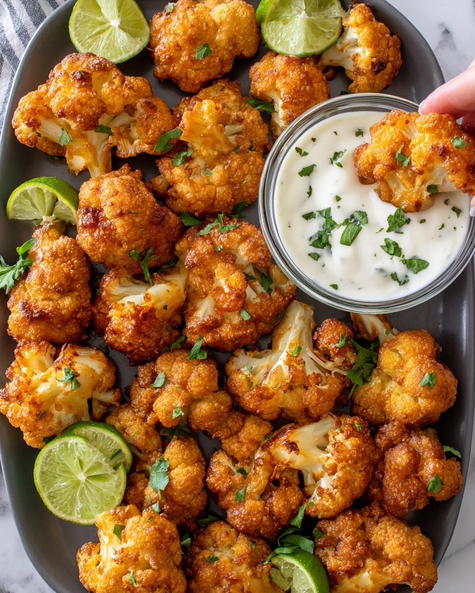 Air Fryer Buffalo Cauliflower Recipe