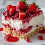 Strawberry Earthquake Cake