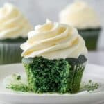 Green Velvet Cupcakes