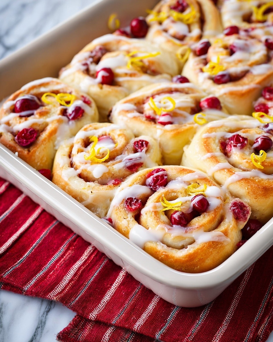 Cranberry Orange Sweet Rolls