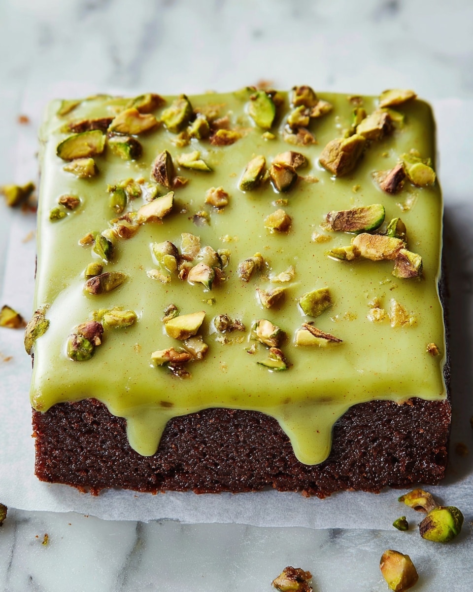 Pistachio Brownies