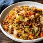 Savory Irish Ground Beef and Cabbage in 30 Minutes Recipe