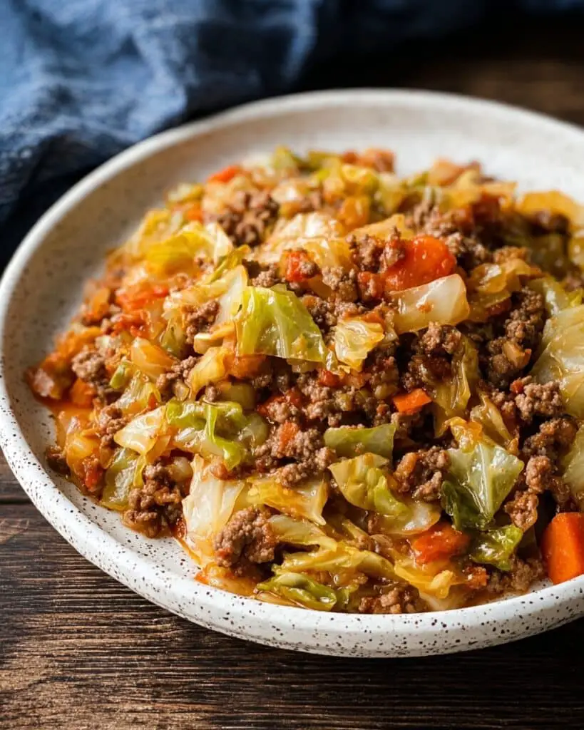 Savory Irish Ground Beef and Cabbage in 30 Minutes Recipe