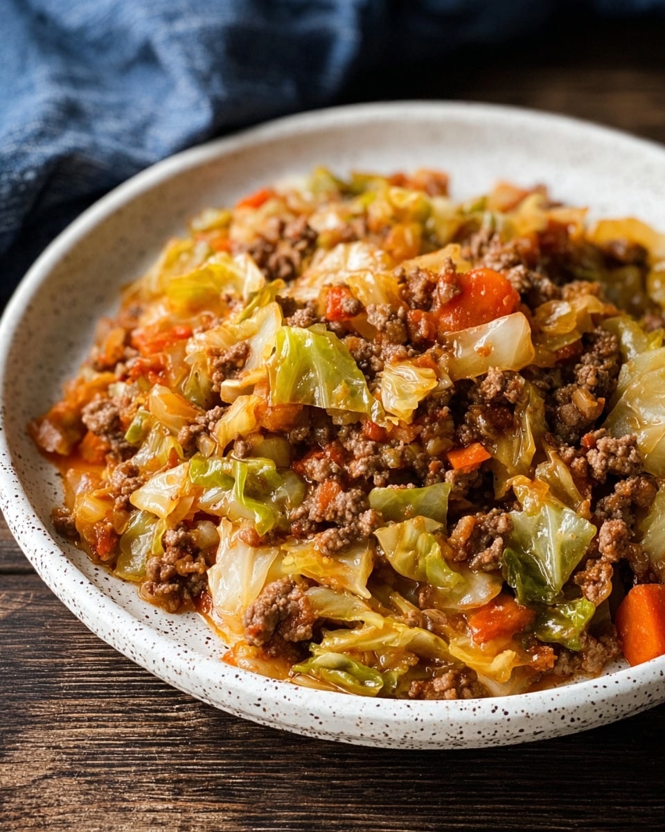 Savory Irish Ground Beef and Cabbage in 30 Minutes Recipe