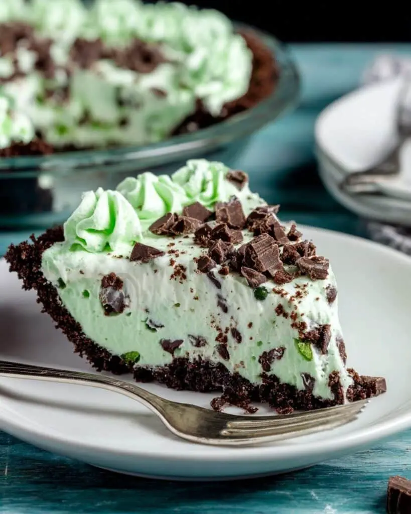 Mint Chocolate Chip Pie