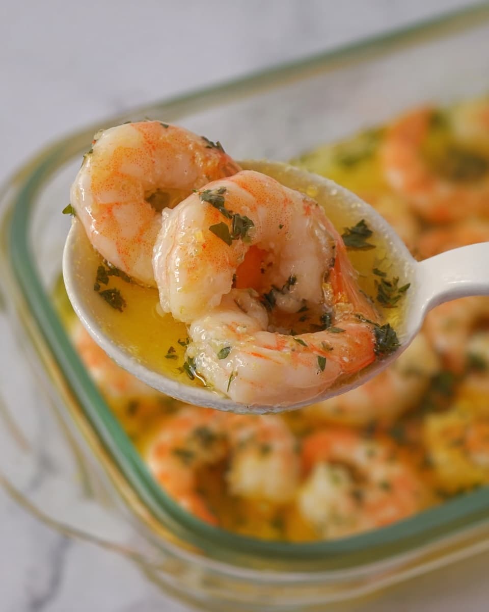 Shrimp Scampi Pasta Bake