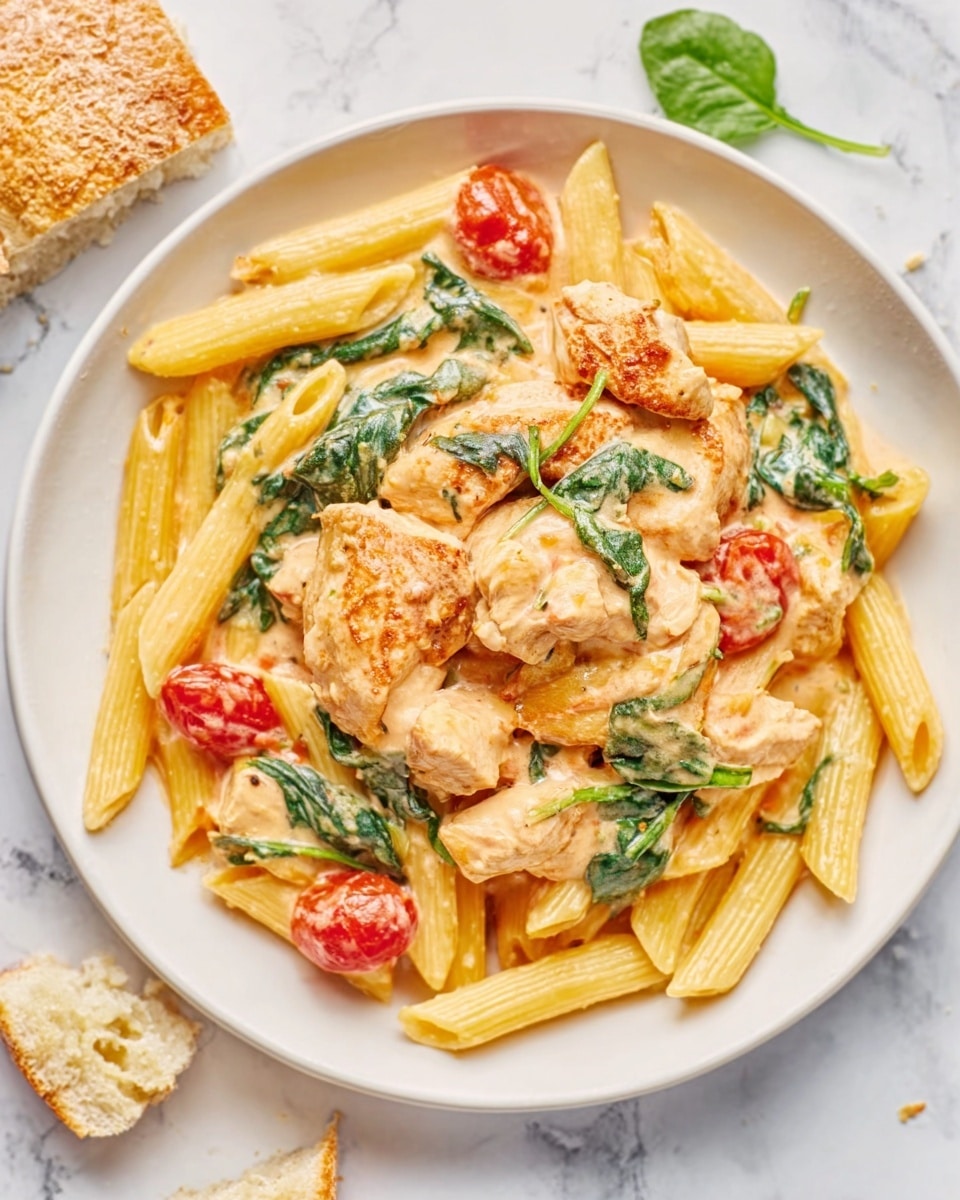 Slow Cooker Creamy Tuscan Chicken